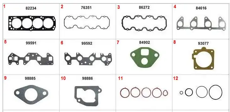 JUNTA MOTOR CORSA PALIO 1.8 8V 2003/ SUPERIOR S/ RETENTOR