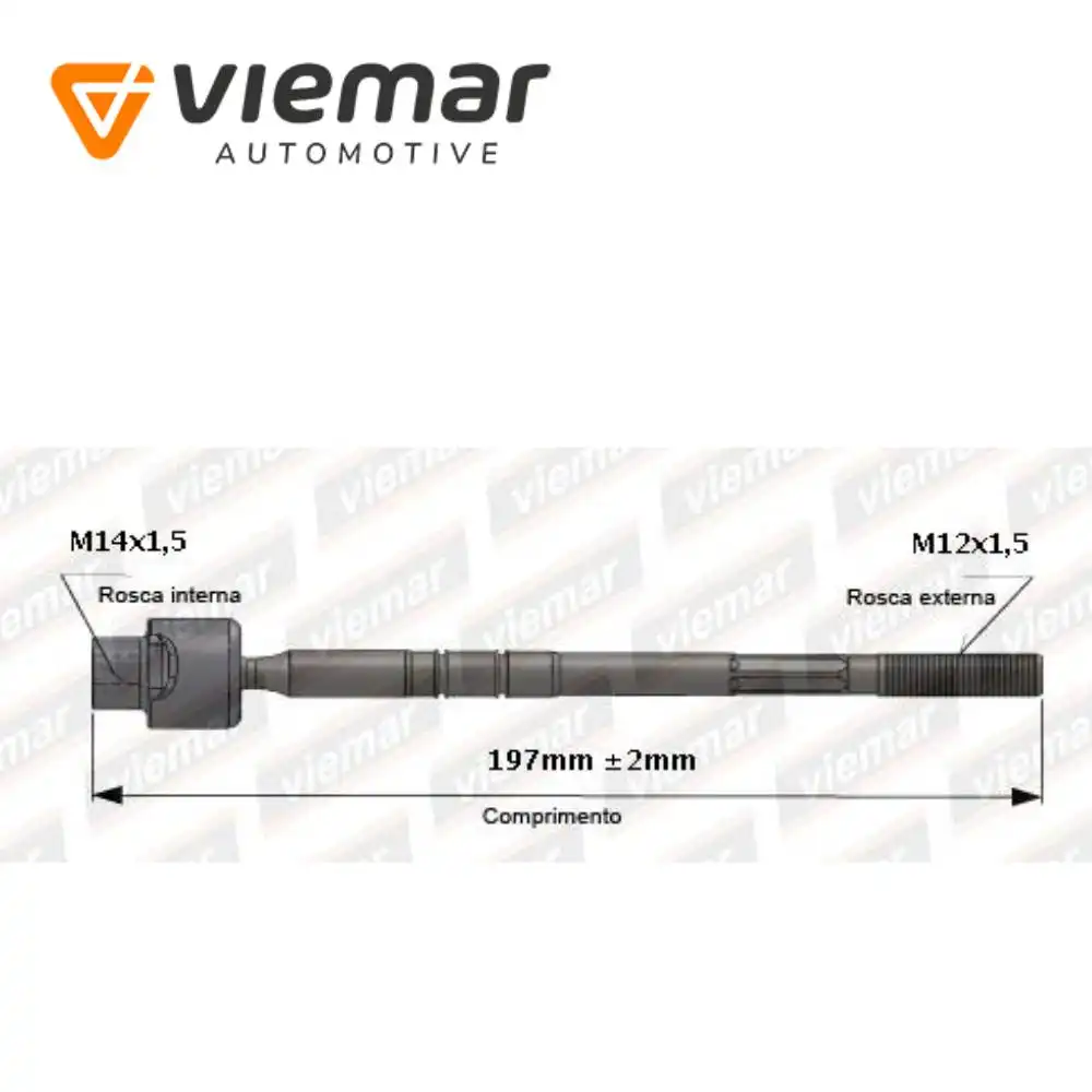 BARRA AXIAL FIAT UNO 84/91 FIAT 147 84/