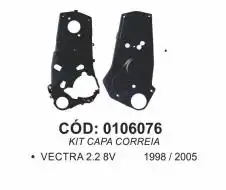 PROTETOR CORREIA COM VECTRA 2.2 8V 1998 A 2005