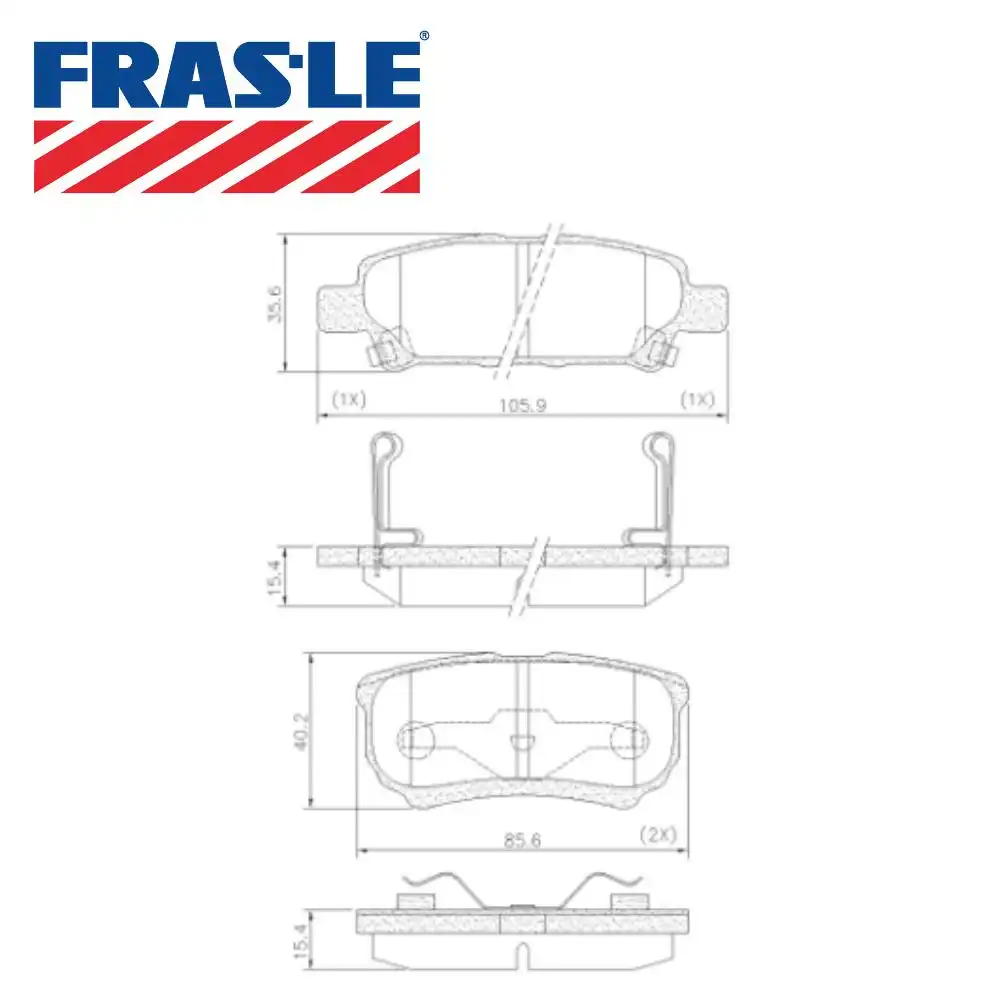 PASTILHA FREIO TRASEIRA JEEP COMPASS 2.0 2011 A 2017