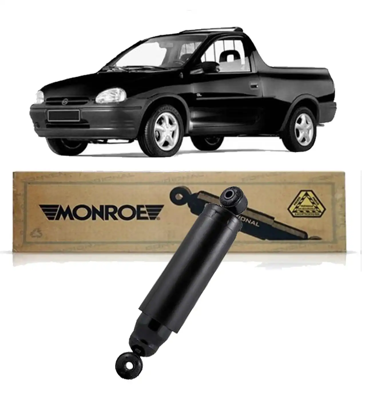 AMORTECEDOR TRASEIRO CORSA PICK-UP 1995 A 2003