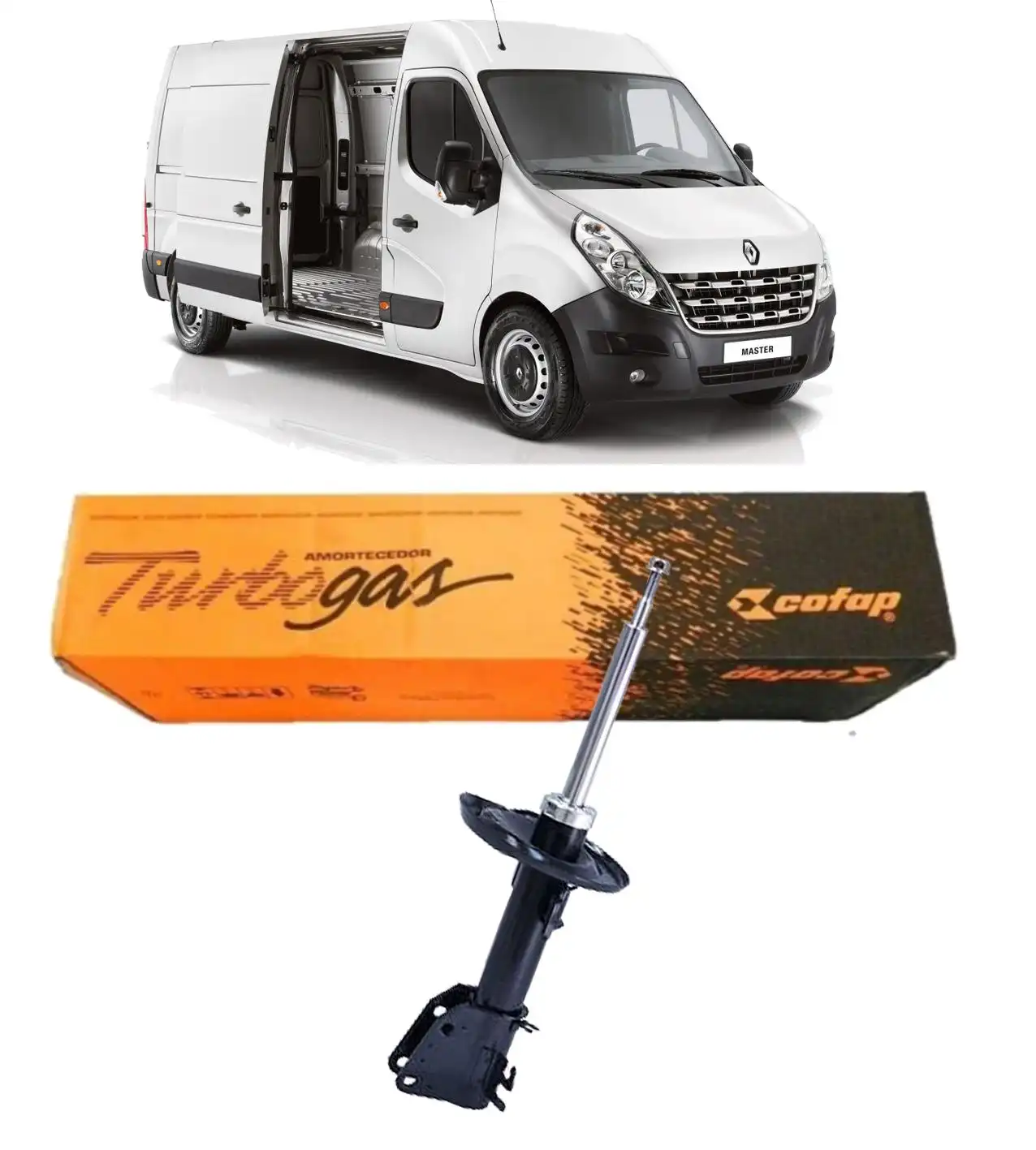 AMORTECEDOR DIANTEIRO RENAULT MASTER 2013/