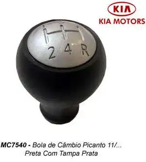 MANOPLA ALAVANCA CAMBIO KIA PICANTO 2011/