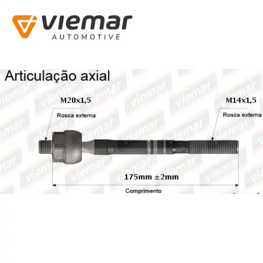 BARRA AXIAL HONDA CIVIC 06/11 1.8 16V ELETR CIVIC SI 2.0 06/