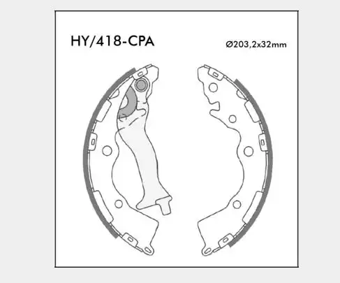 SAPATAS FREIO HYUNDAI HB20 2012/