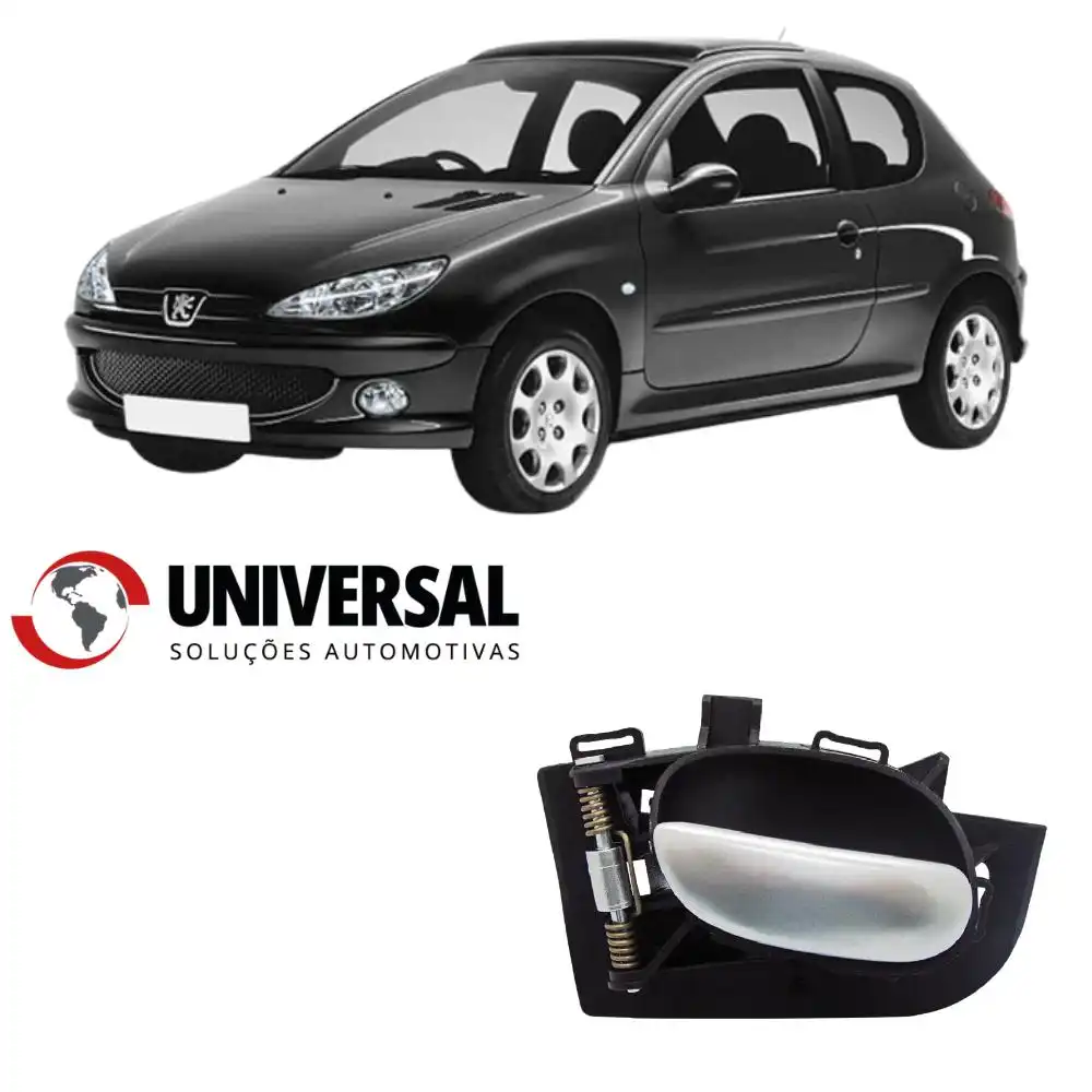 MACANETA INT PEUGEOT 206 DIANT / TRAS ESQ CROMADO