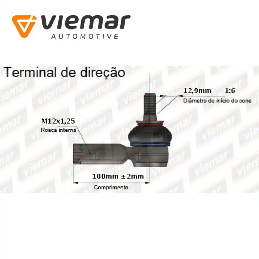PONTEIRA DIRECAO NISSAN SENTRA ATÉ 2006 ESQ/DIR