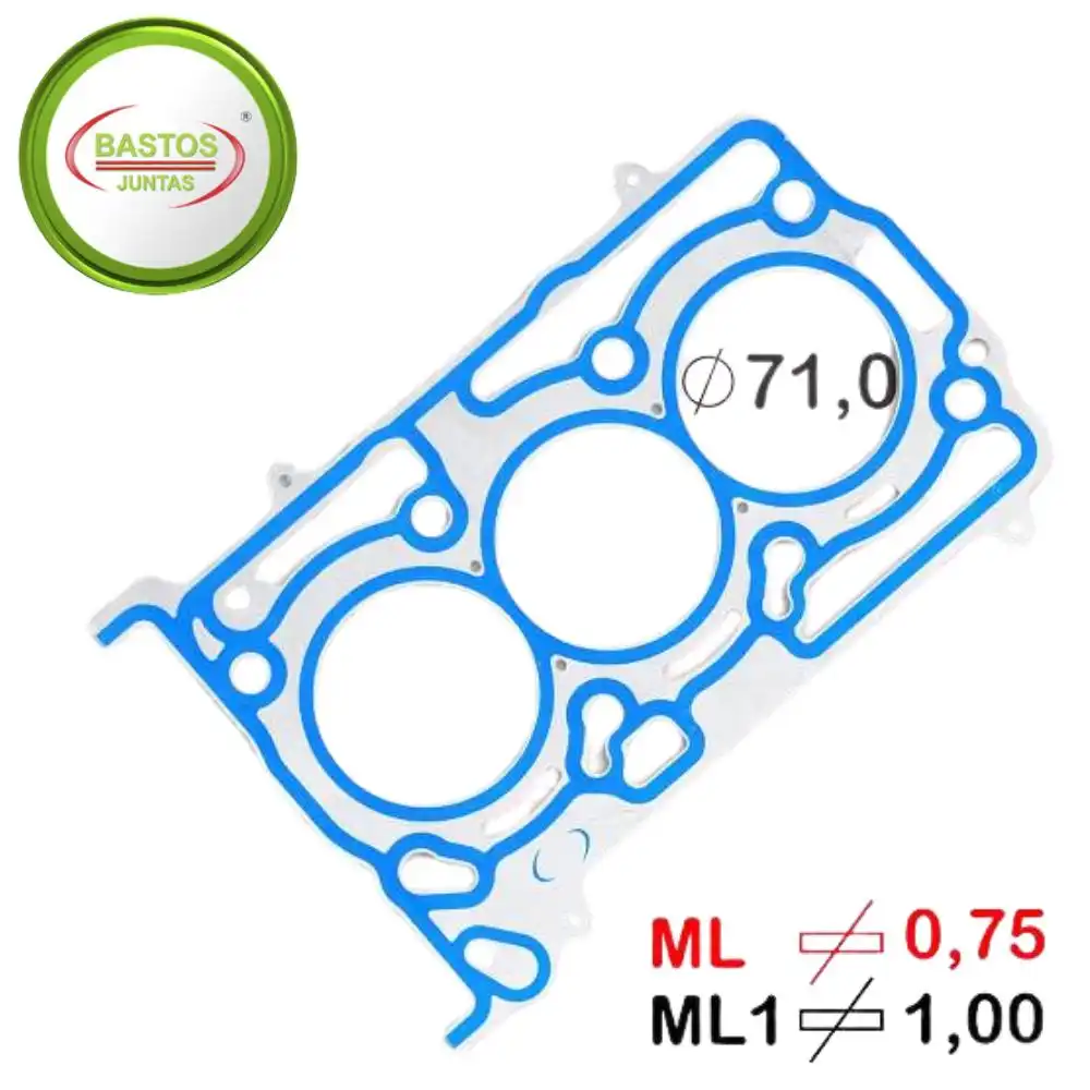 JUNTA CABECOTE UNO 1.0 6V 2016 A 2021 METAL