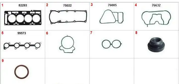 JUNTA MOTOR FIESTA KA 1.6 8V (MT ZETEC ROCAN) SUPERIOR