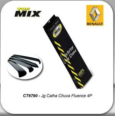 CALHA CHUVA FLUENCE 4 PORTAS