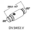 TUBO FLEXIVEL SAIDA MOTOR ASTRA ZAFIRA VECTRA