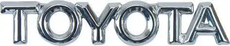 EMBLEMA TAMPA TRAS TOYOTA COROLLA 2002/