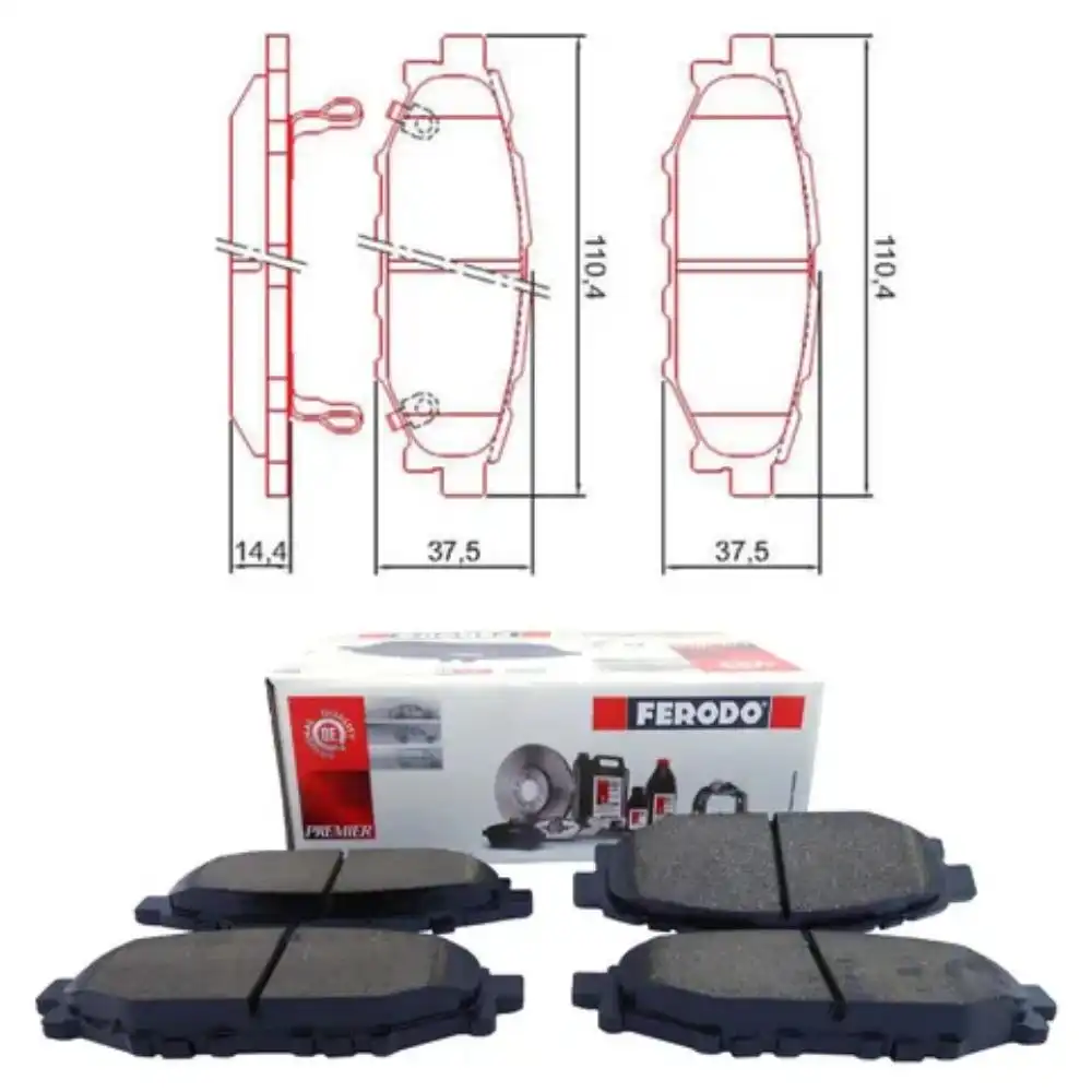 PASTILHA FREIO DIANTEIRA SUBARU IMPREZA WRX265 2011