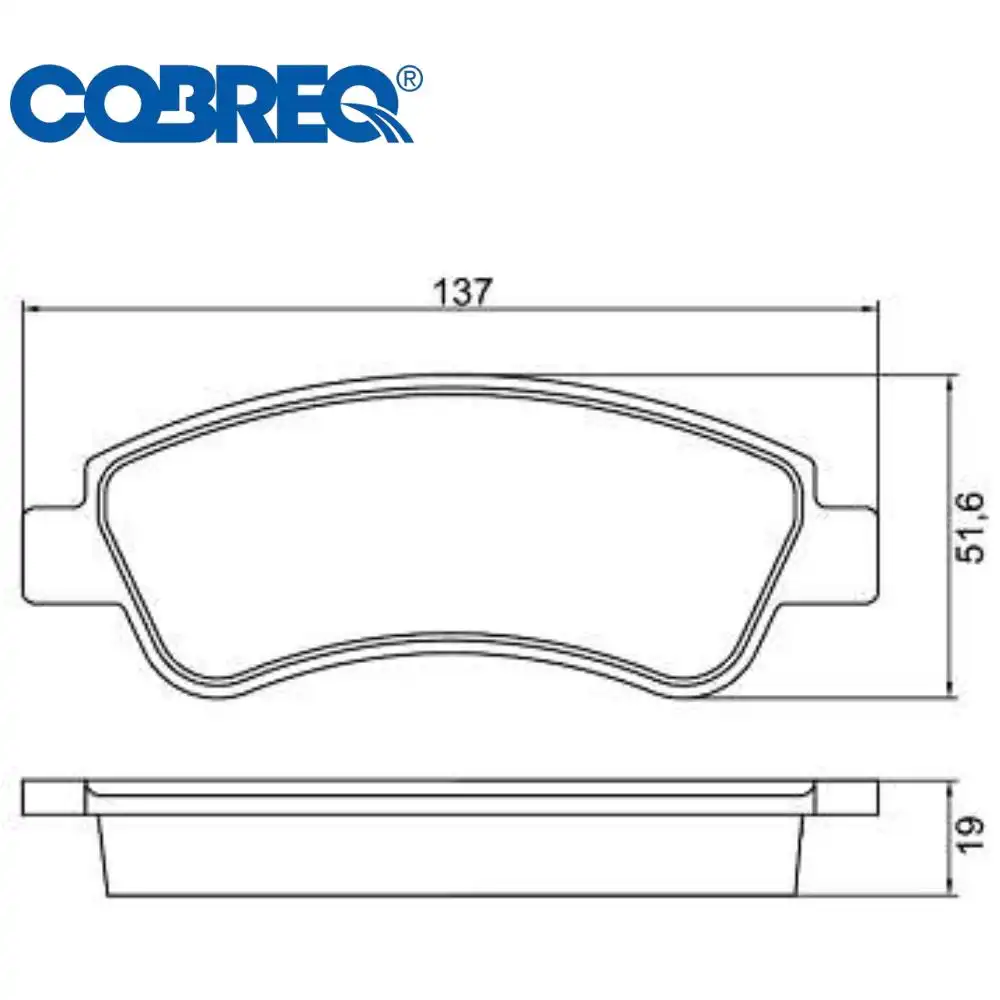 PASTILHA FREIO DIANTEIRA CITROEN XSARA BREAK 1.6 2000/