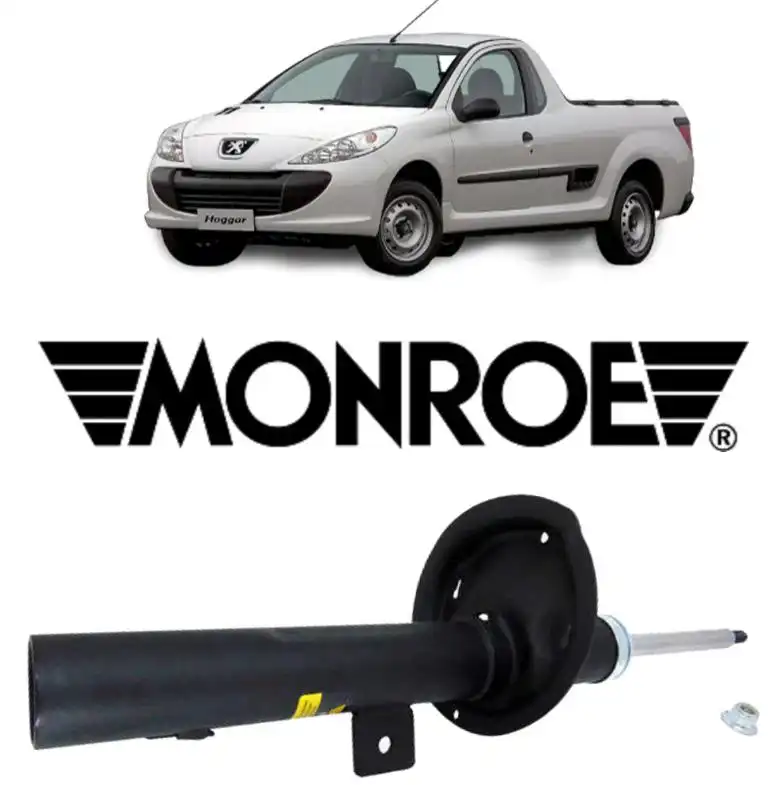 AMORTECEDOR DIANTEIRO PEUGEOT HOGGAR 2010 A 2014 ESQUERDO