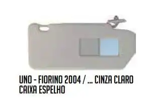 QUEBRA SOL FIAT UNO 04/ ESQ CINZA C/ ESPELHO