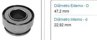 ROLAM SANFONA HOMOC FIAT UNO 94/... FURO 23MM