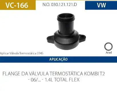 CARCACA VALVULA TERMOSTATICA KOMBI 1.4 2006/ FLANGE