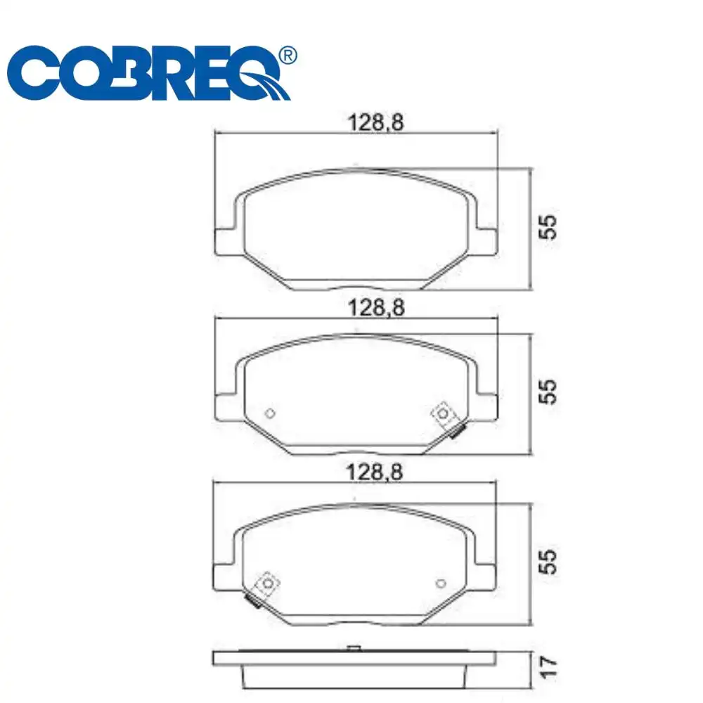 PASTILHA FREIO DIANTEIRA SPIN 2017/