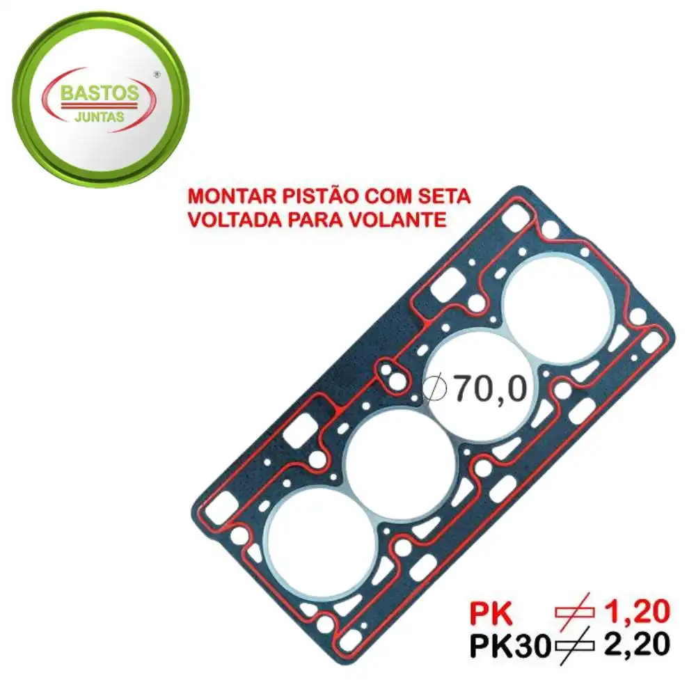 JUNTA CABECOTE CLIO 1.0 16V 2001 A 2012 FIBRA