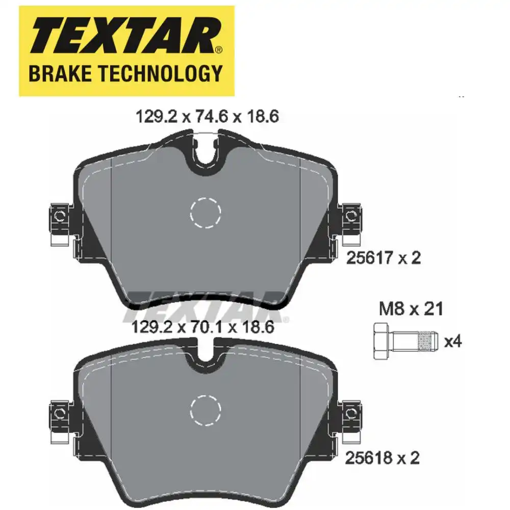 PASTILHA FREIO DIANTEIRA BMW X1 2015 ACIMA