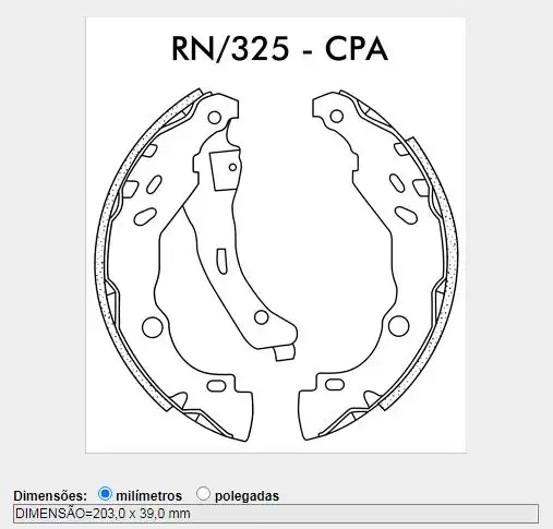 SAPATAS FREIO RENAULT LOGAN SANDERO 1.0 16V 1.6 8/16V  39MM