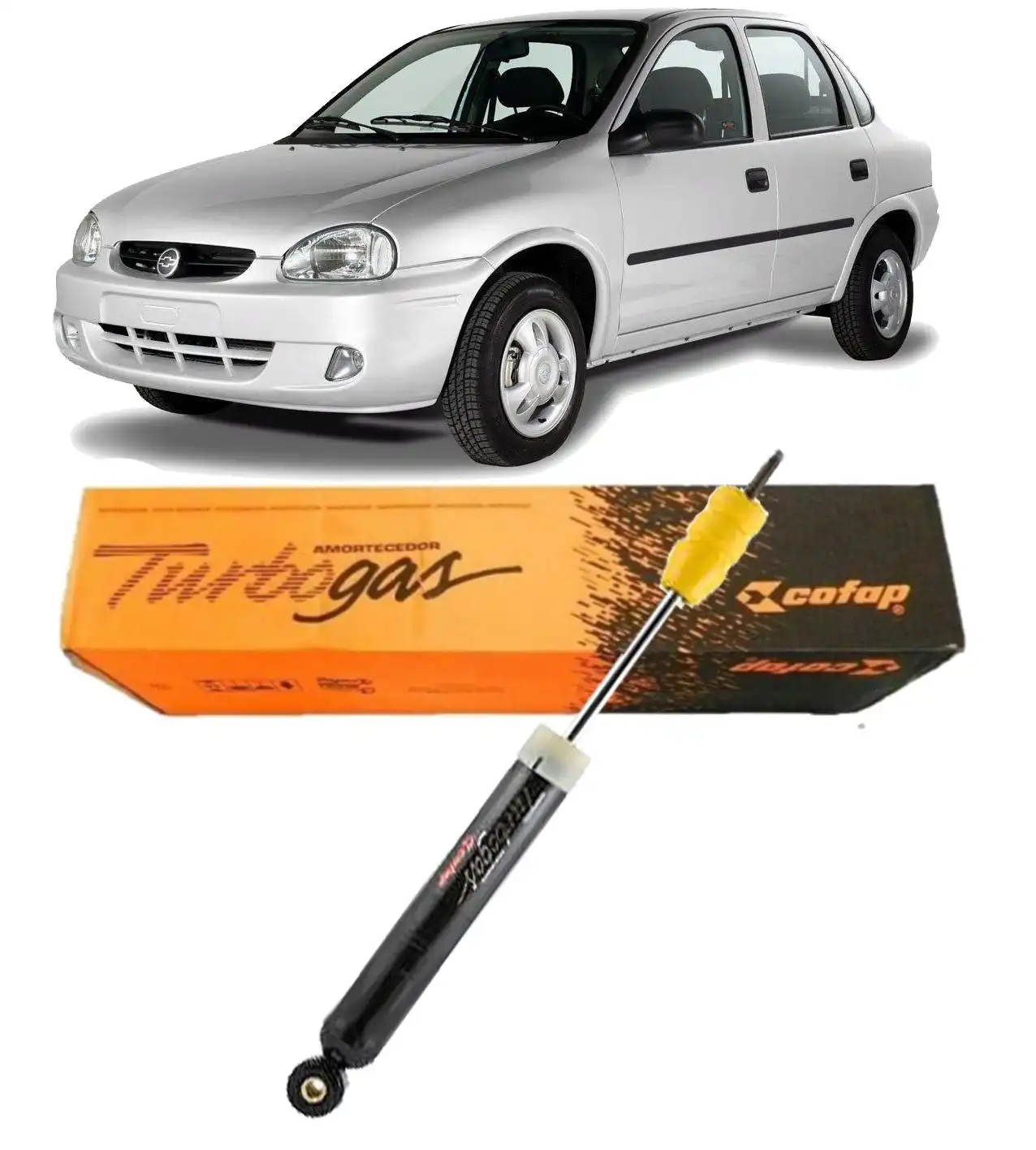 AMORTECEDOR TRASEIRO CORSA 1994 A 2012