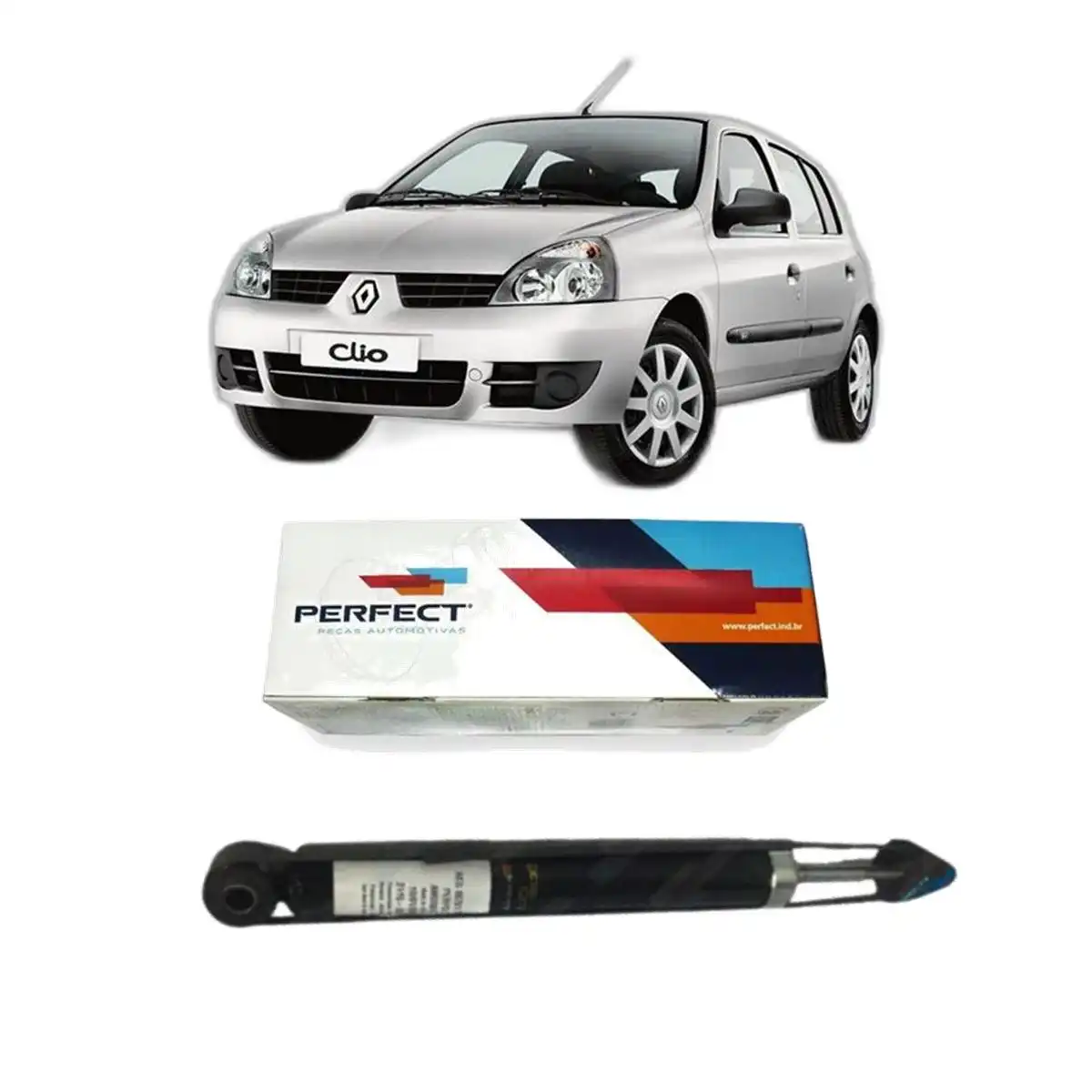 AMORTECEDOR TRASEIRO RENAULT CLIO 2013 A 2016