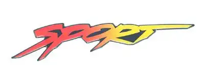 EMBLEMA ADESIVO SPORT CORSA 94/ ASTRA 99/ MONTANA 04/10