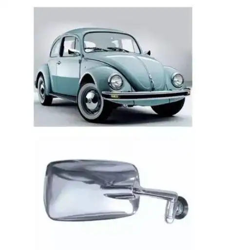 ESPELHO EXT FUSCA IGUAL ORIGINAL CROMADO ESQ