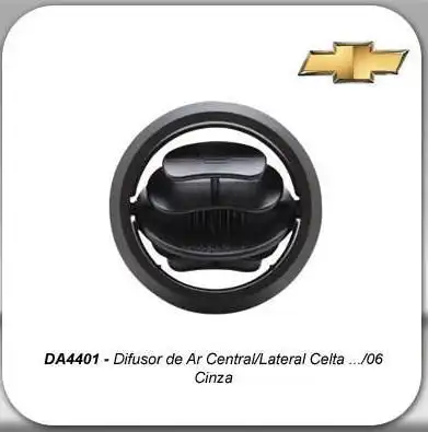 GRADE VENT INT CELTA 2006/ CINZA (LATERAL/CENTRAL)