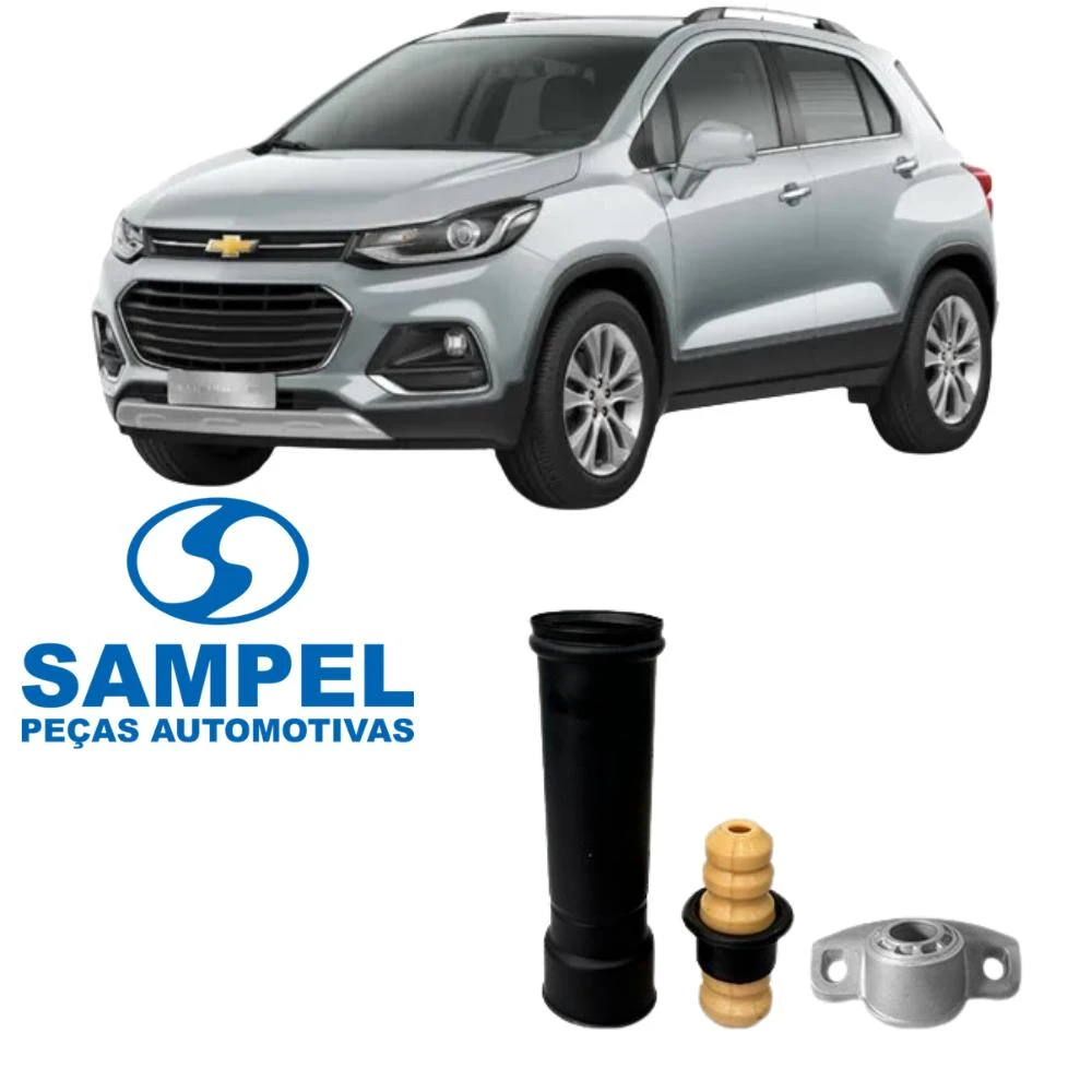 KIT AMORTECEDOR TRASEIRO TRACKER 2014 A 2019 COMPLETO