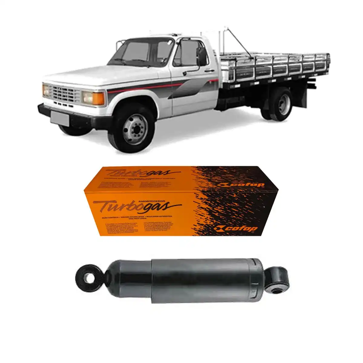 AMORTECEDOR DIANTEIRO D-40 1985 A 1995