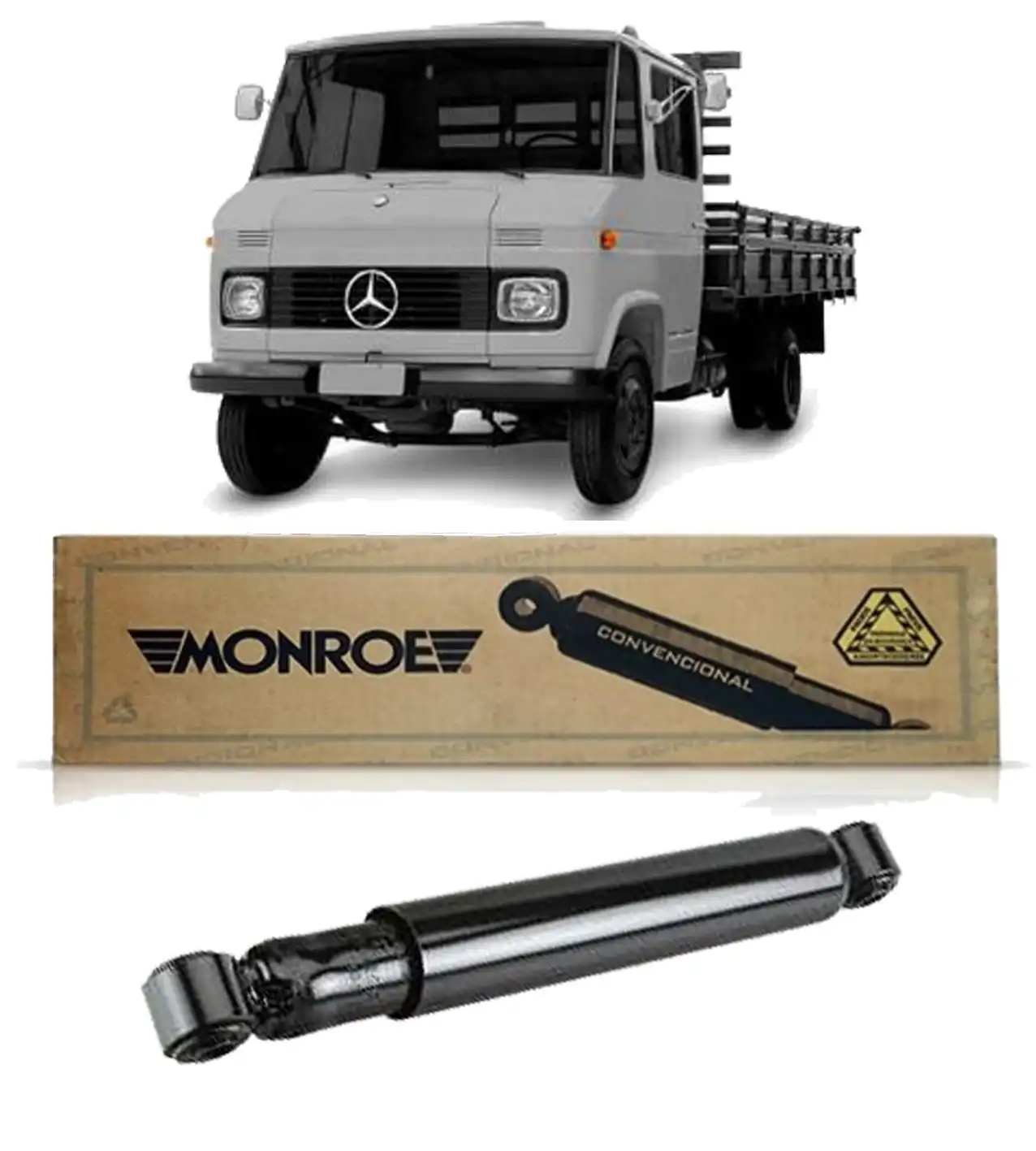 AMORTECEDOR DIANTEIRO MERCEDES BENZ 608 1972 A 1994 610 1986