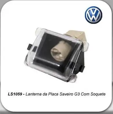 SINAL PLACA SAVEIRO G3 C/SOQUETE