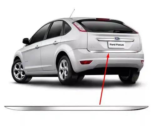 FRISO TAMPA TRAS FOCUS HATCH 09/13 INFERIOR TAMPA (INOX)