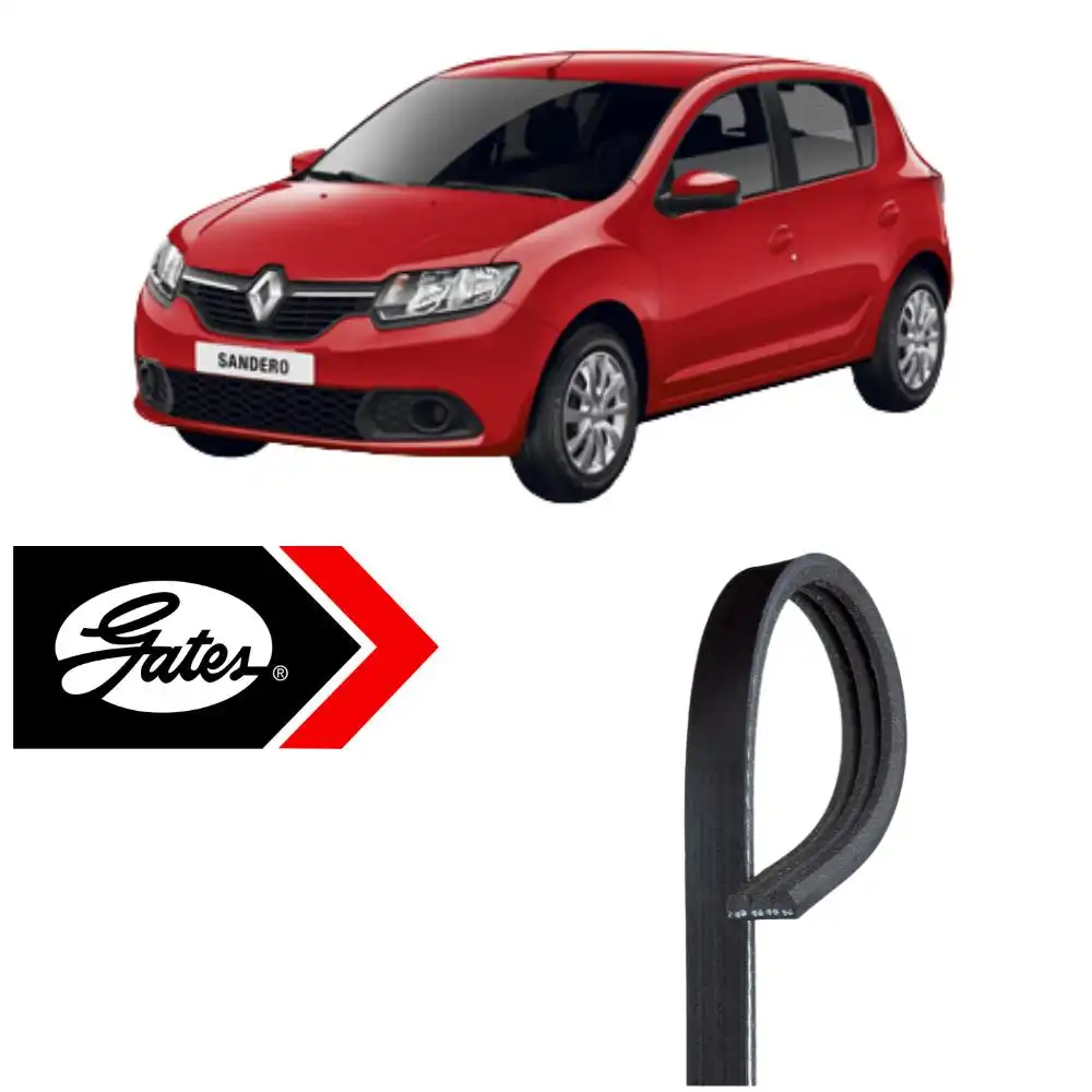 CORREIA ALTERNADOR SANDERO 1.0 12V 2017 ACIMA COM AR