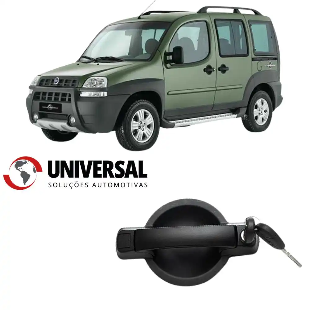 MACANETA EXT PORTA LATERAL FIAT DOBLO 2002/ ESQ C/CHAVE