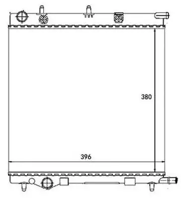 RADIADOR CITROEN C3 1.4 8V 1.6 16V 2003 A 2010