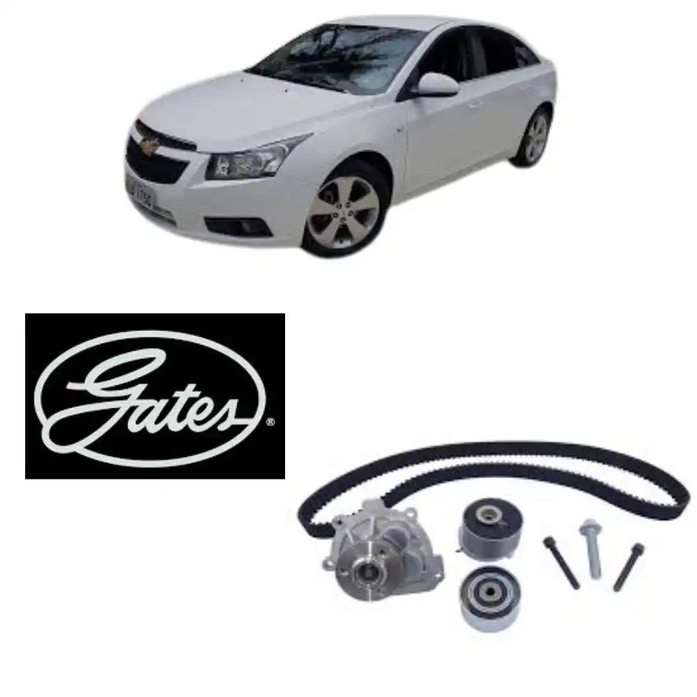 KIT CORREIA DENTADA CRUZE 1.8 16V 2011 A 2016 COM BOMBA DGUA