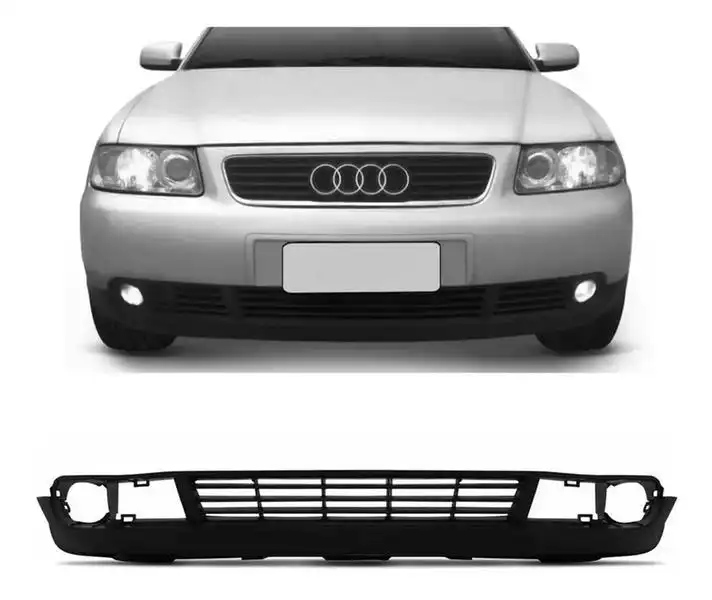 SPOILER PARACHOQUE DIANTEIRO AUDI A3 2001 A 2006 COM FAROLET