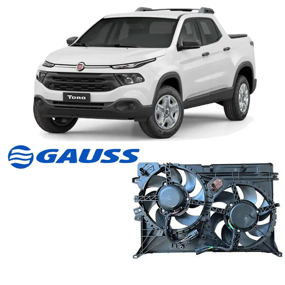 ELETRO VENTILADOR FIAT TORO 2.0 4X4 2016/ DIESEL C/AR