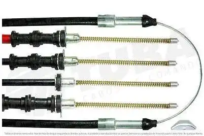 CABO FREIO MAO TRAS OPALA 91/ TAMBOR