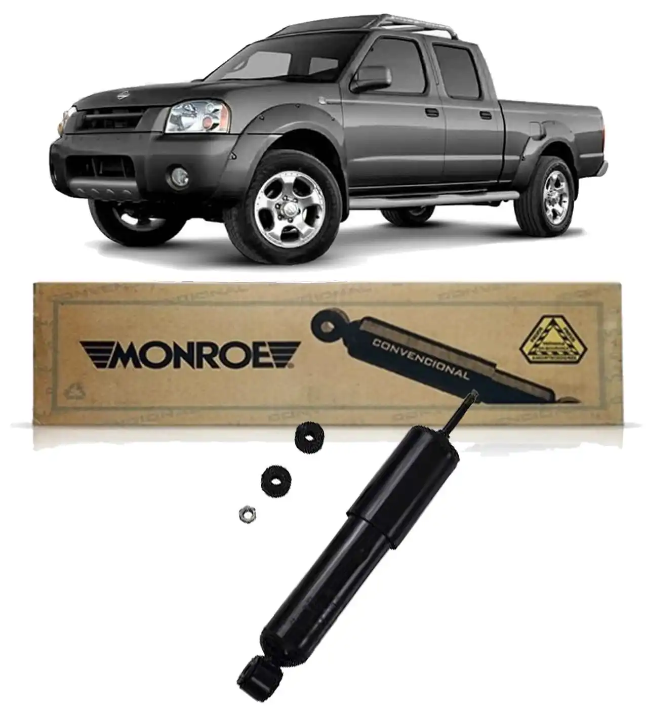 AMORTECEDOR DIANTEIRO NISSAN FRONTIER 4X4 1998 A 2006