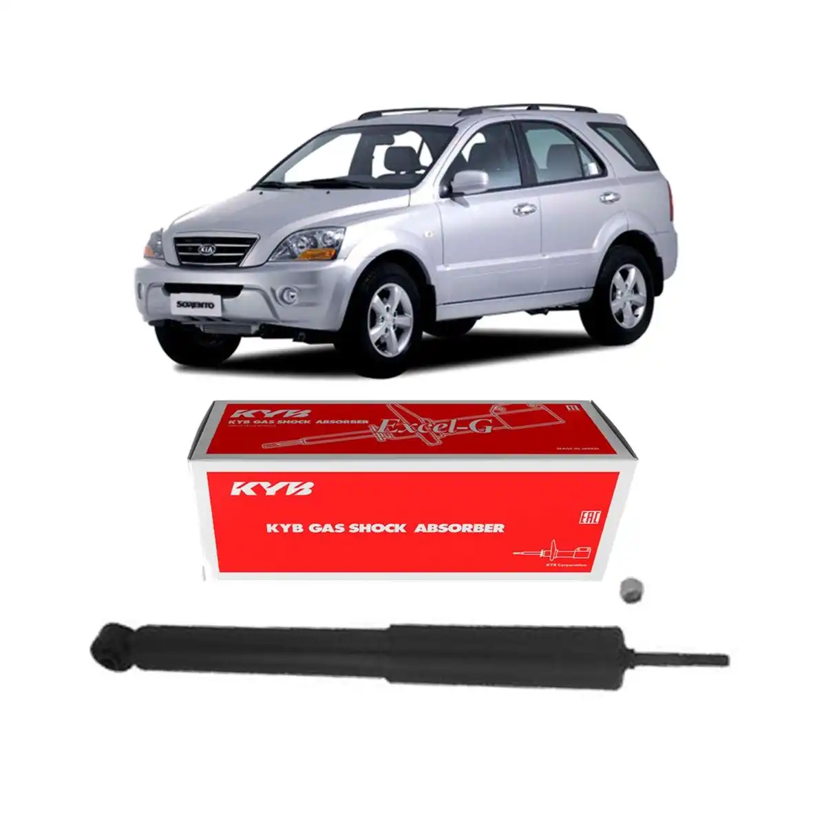 AMORTECEDOR TRASEIRO KIA SORENTO 2007 A 2009