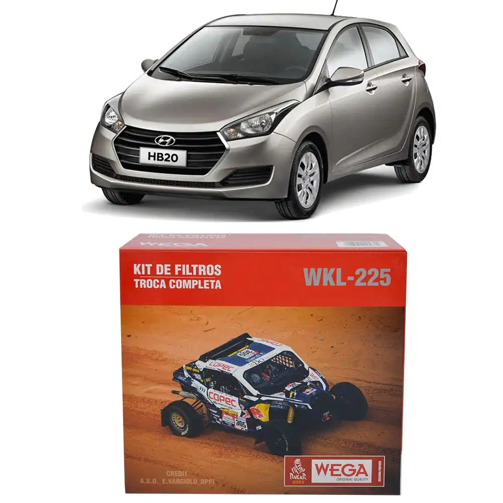 KIT FILTROS HYUNDAI HB20 1.0 12V 2012 ACIMA