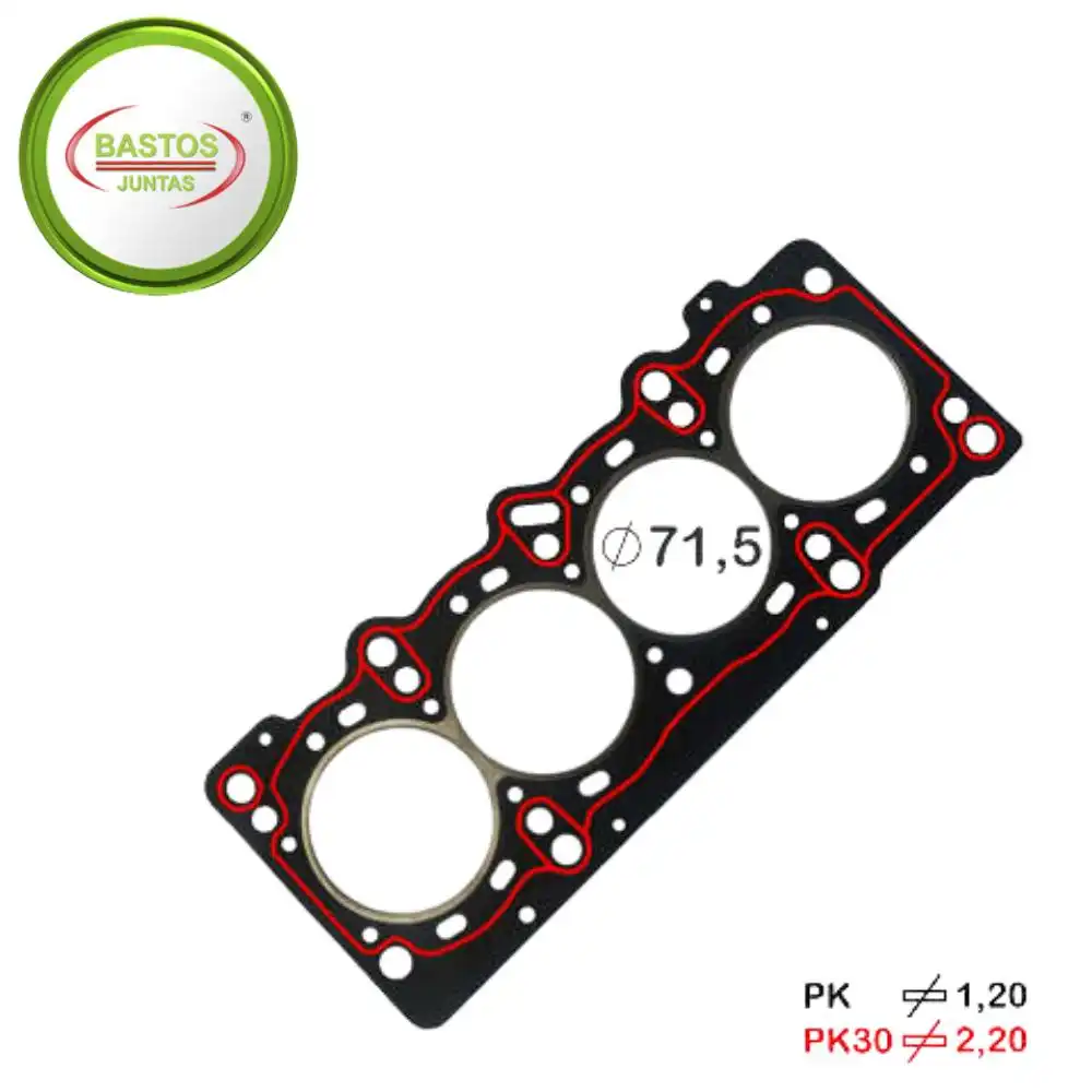 JUNTA CABECOTE PALIO 1.0 8V FIRE 2000 A 2019 FIBRA 3MM
