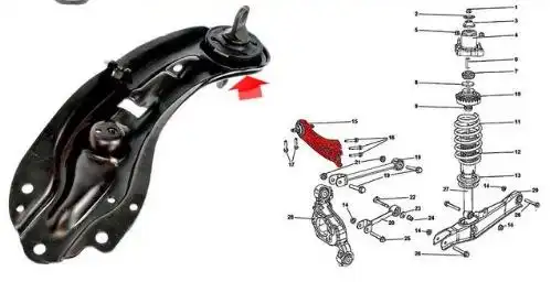 BUCHA EIXO TRAS DODGE JOURNEY 09/16