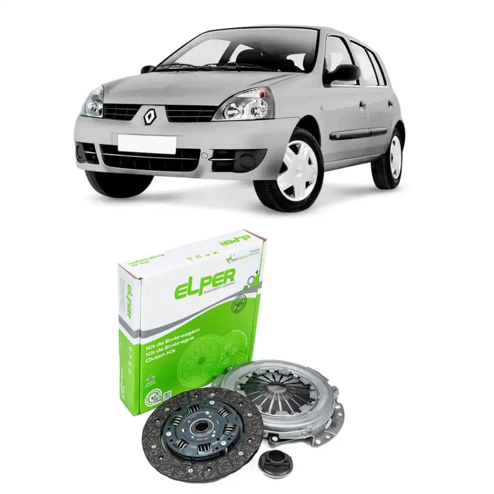 KIT EMBREAGEM RENAULT CLIO 1.6 8V 1996 A 1999 C/ROLAMENTO
