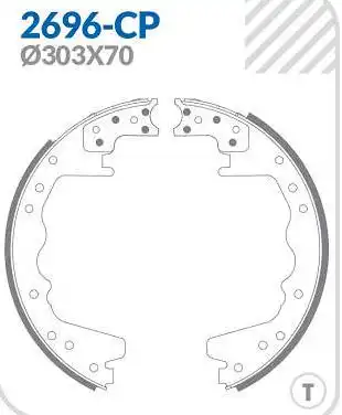 SAPATAS FREIO F-250 F-350 99/